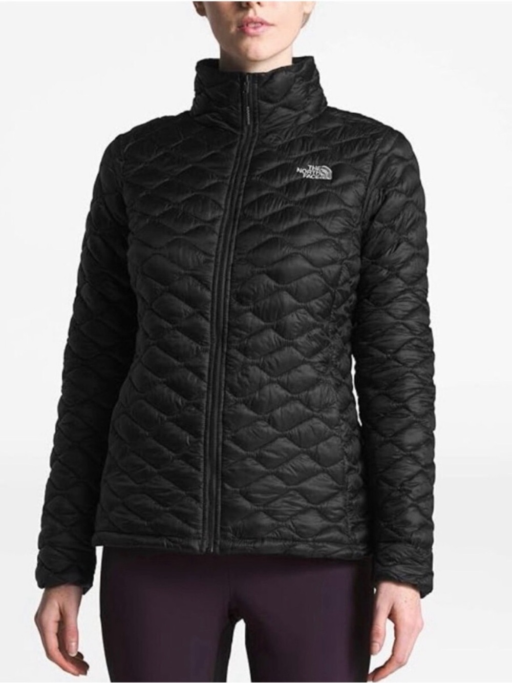 The North Face Women’s Black Quilted Puffer Jacket Thermoball size M